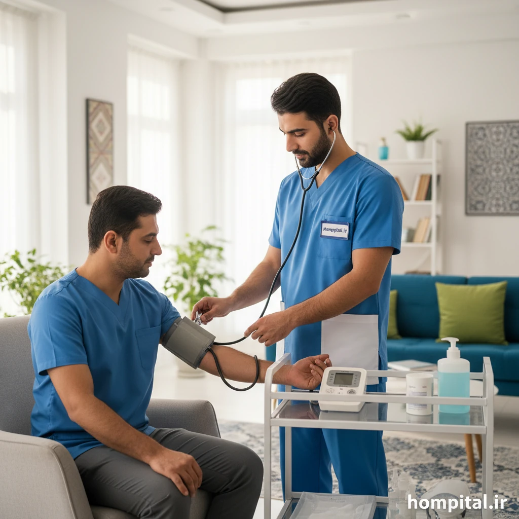 اندازه گیری فشار خون در منزل با هومپیتال