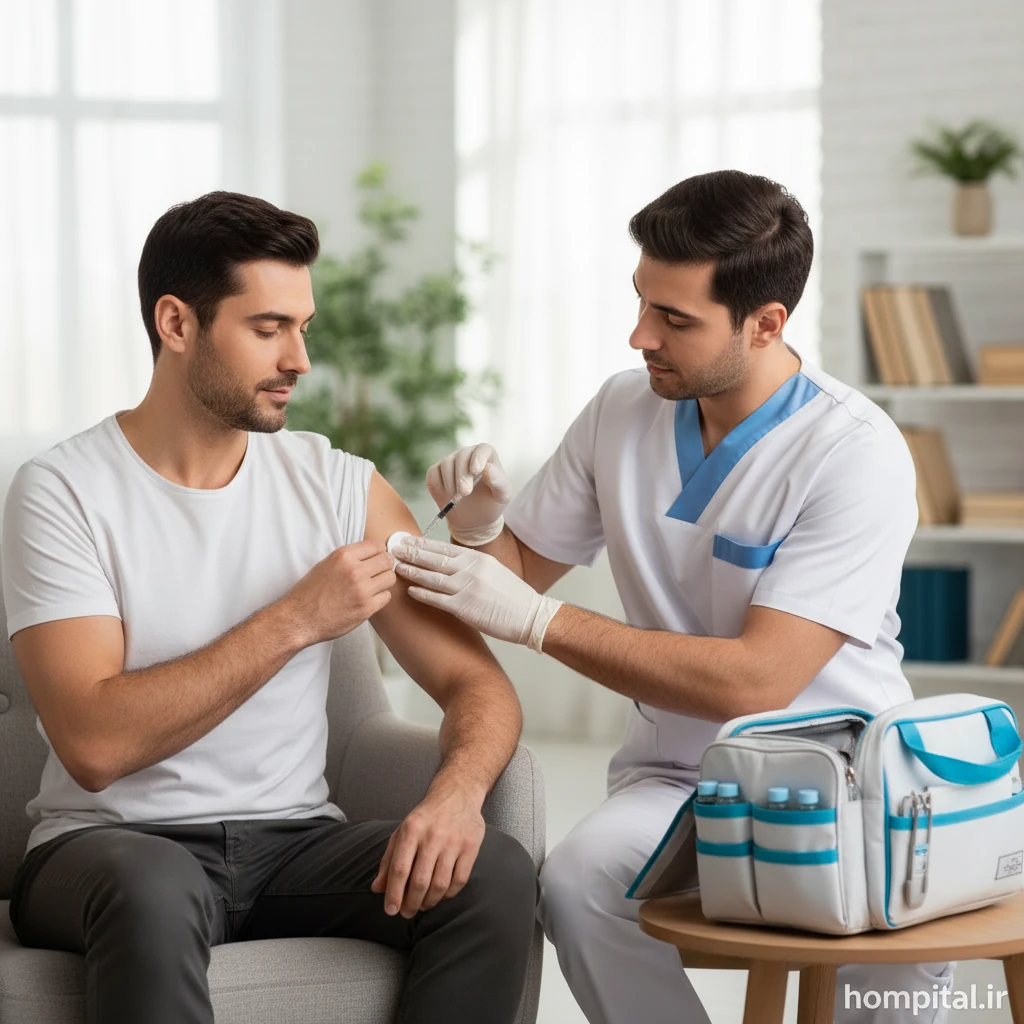 تزریق آمپول عضلانی در منزل با پرستاران هومپیتال در تهران ؛ تضمین قیمت و کیفیت 